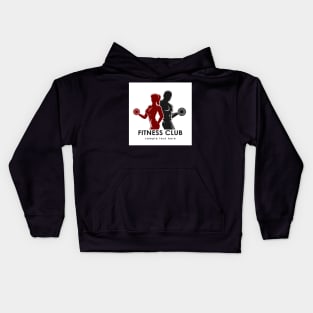 Fitness Emblem Kids Hoodie